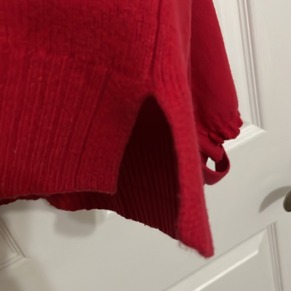 CINQ À SEPT Women’s Josephine Embroidered red Pullover - Picture 7 of 10